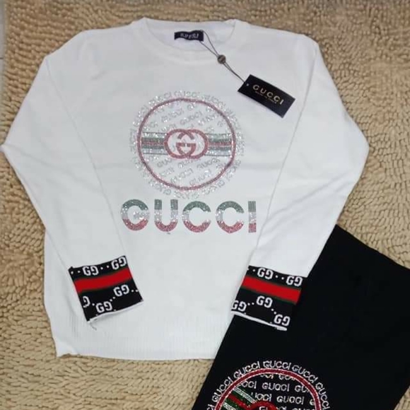 Gucci Sweaters - Classy Knitted Sweater and Pants SET